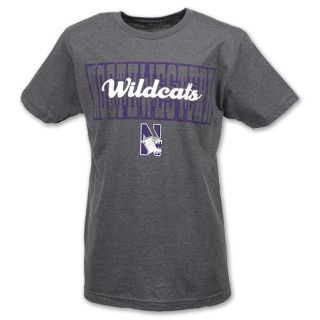 NCAA Northwestern Wildcats Block Mens Tee Shirt