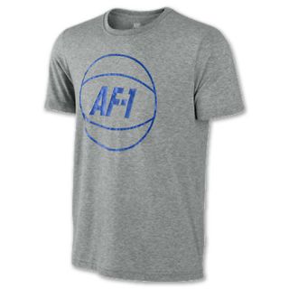 Nike AF 1 Ball Mens Tee Shirt Dark Grey Heather