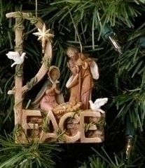 Fontanini Nativity Ornament Peace 56319P Christmas Ornament