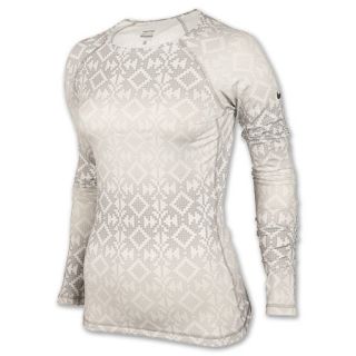 Nike Pro Hyperwarm Printed Long Sleeve Womens Shirt