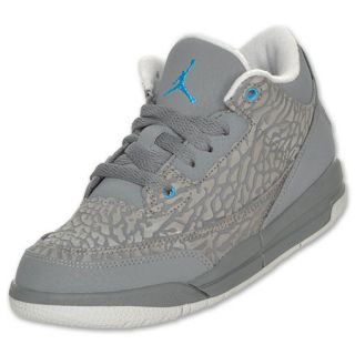 Jordan 3 Retro Preschool Basketball Shoes Cool Grey