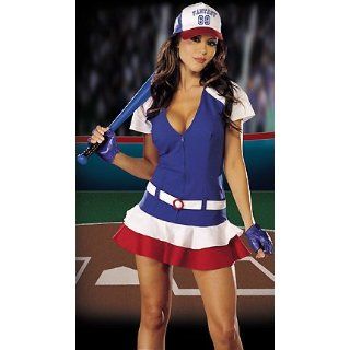 Fantasy Player   Sexy Adult Baseball Costume Lingerie