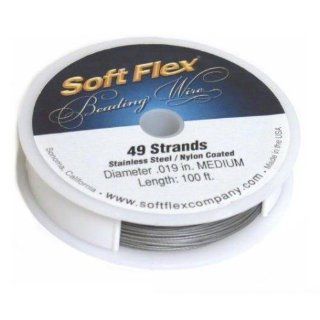 Soft Flex Bead Wire 49 Strand 100 ft. .019 Arts, Crafts