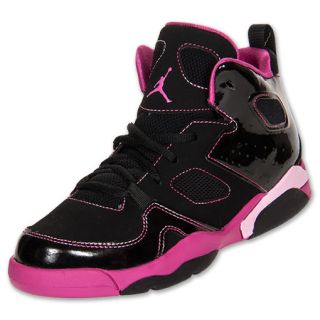Girls Preschool Jordan Blueprint Black/Fusion Pink