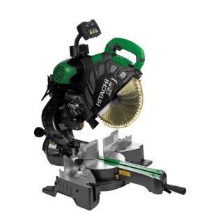 Hitachi C12LSH 15Amp 12in Dual Bevel Sliding Compound Miter Saw with