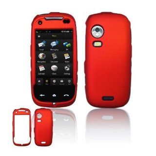 Red Hard Rubber Feel Accessory Faceplate Case Cover for