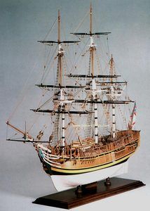 HMS BOUNTY 1787 Historic Scale Wooden Model Ship Kit Amati Model 1432