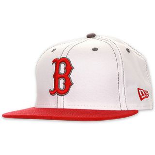 New Era Boston Red Sox 2 Tone Fitted MLB Cap White