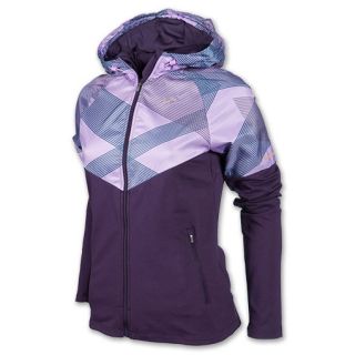 Womens Nike Fanatic Hoodie Purple