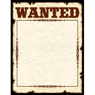 Chartlet Wanted 17 X 22    Case of 13 