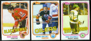 1981 1982 Topps Hockey Trading Cards Complete Set 906
