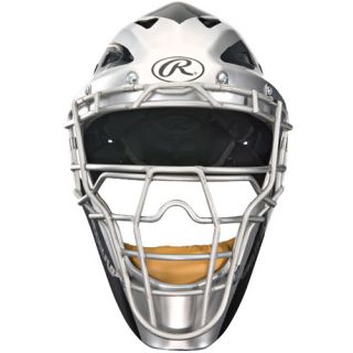  Coolflo Highlight Hockey Style Youth Catchers Helmet Silver