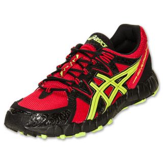 Mens Asics Gel Fuji Trainer 2 Running Shoes Red
