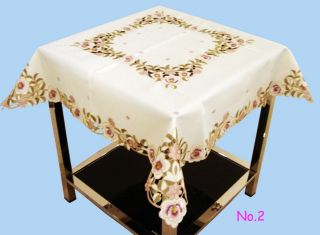 Variety Hand Embroidery Flora Table Topper Cloth 50 Off