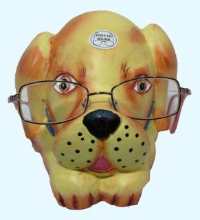  Dog Reading Eyeglass Holder Glasses Stand Canine Gift New