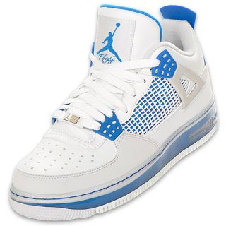 Jordan Mens AJF 4 Basketball Shoe Off White