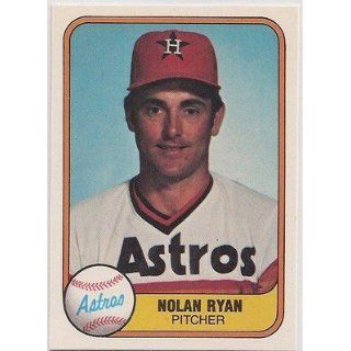 1981 Fleer NOLAN RYAN #57 NRMT Astros 