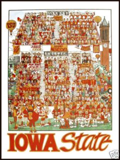 Iowa State Cyclone Football at Jack Trice by Holladay