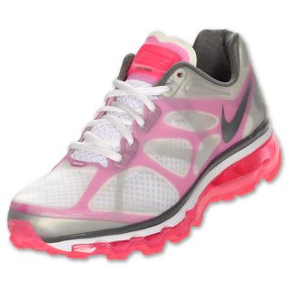 Nike Air Max+ 2012 Womens Running Shoes White/Pink