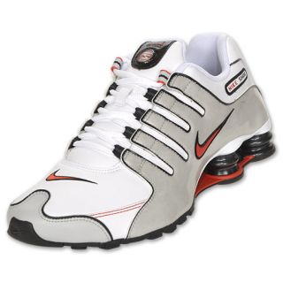 Nike Mens Shox NZ SL SI Running Shoe White/Grey