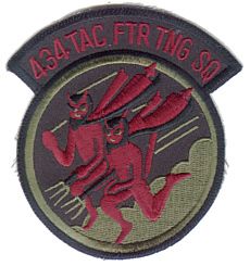 US Air Force Patch 434th Tactical Fighter Training Sq