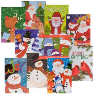  Lot of 60 Christmas Cards Holiday Greeting Cards Envelopes 4x6