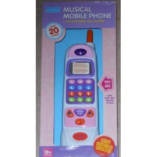 Musical Mobile Phone   Pink Toys & Games
