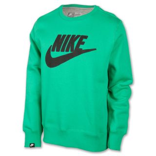 Nike Brushed Mens Sweatshirt Green/Black