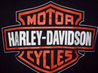  Harley Davidson Bar Shield Back Holoubek 2 Sided Mens T Shirt M