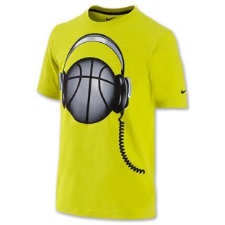 Nike Baller Beats Kids Tee Shirt High Voltage