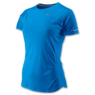 Nike Miler SS Womens Tee Shirt Neo Turquoise
