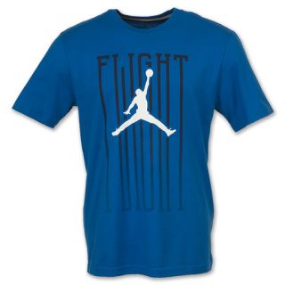 Jordan Fading Flight Mens Tee Shirt Military Blue