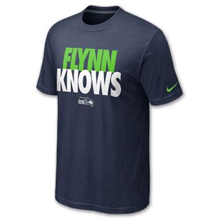 Nike NFL Seattle Seahawks Flynn Knows Mens Tee Shirt