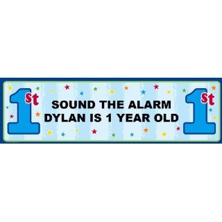  1st Birthday Personalized Banner Standard 18 x 61 Toys & Games