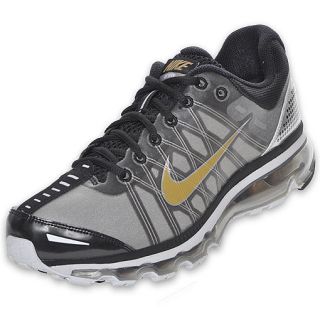 Nike Mens Air Max+ 2009 Running Shoe Black/Gold