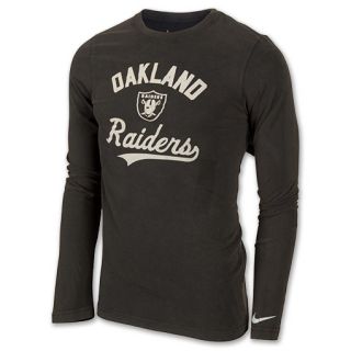 Nike Oakland Raiders Long Sleeve Mens Tee Team