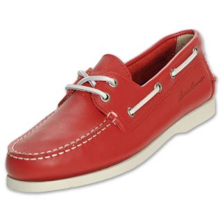 Eddie Bauer Providence Mens Casual Boat Shoes Red