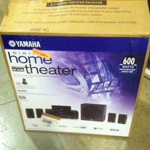  Digital Home Theater System YHT 493BL w Out Receiver Remote
