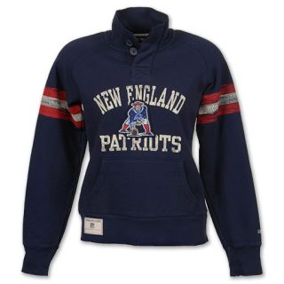 Reebok NFL Classics New England Patriots Fleece Womens Henley Shirt
