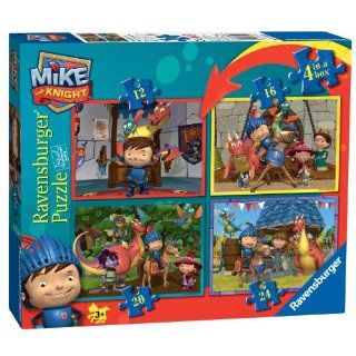 Ravensburger Mike The Knight 4 In A Box Puzzles Toys