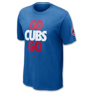 Mens Nike Local MLB Chicago Cubs T Shirt ROYAL