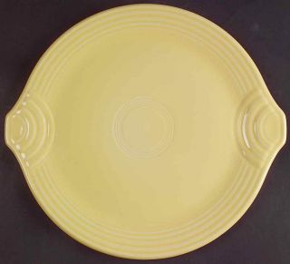 Homer Laughlin Fiesta Yellow Contemporary Handled Cake Plate 1197508