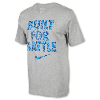 Mens Nike Built For Battle Tee Grey Heather