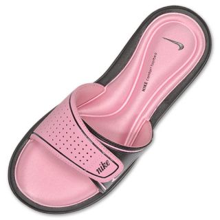 Womens Nike Comfort Slide Sandals Black/Pink