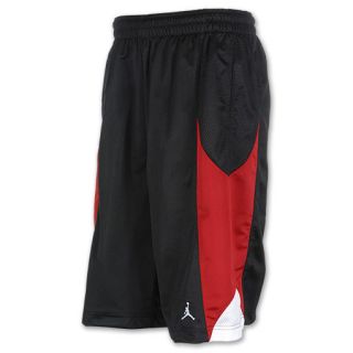 Mens Jordan Durasheen Shorts Black/Gym Red/White