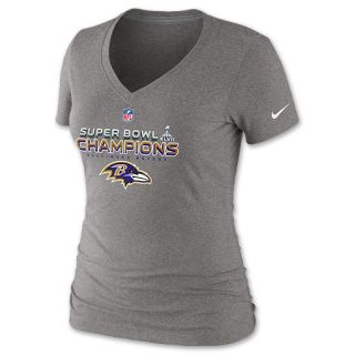 Womens Nike Baltimore Ravens NFL Super Bowl XLVII Champions Tee Shirt