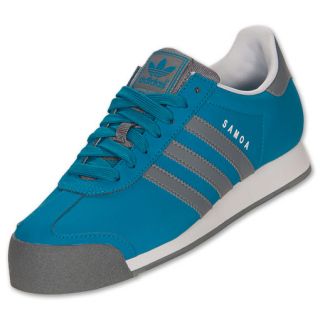 Mens adidas Samoa Casual Shoes Blue/Grey