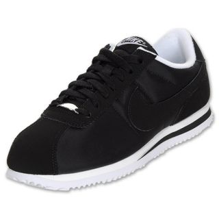 Nike Mens Cortez Nylon Casual Shoes Black/White