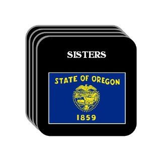 US State Flag   SISTERS, Oregon (OR) Set of 4 Mini