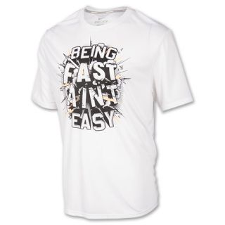 Mens Nike Challenge Graphic T Shirt White